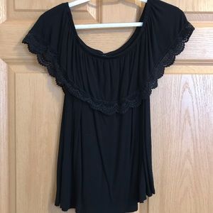 Off the shoulder shirt